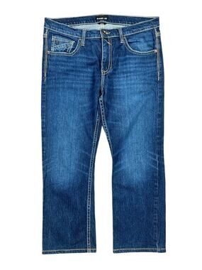Rank 45 Slim Straight Jeans Midnight Hawk Blue — Size 36